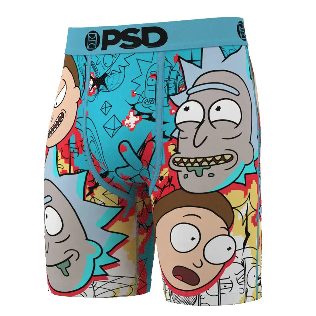 Psd Underwear Rick And Morty Destruction Boxer Brief 1
