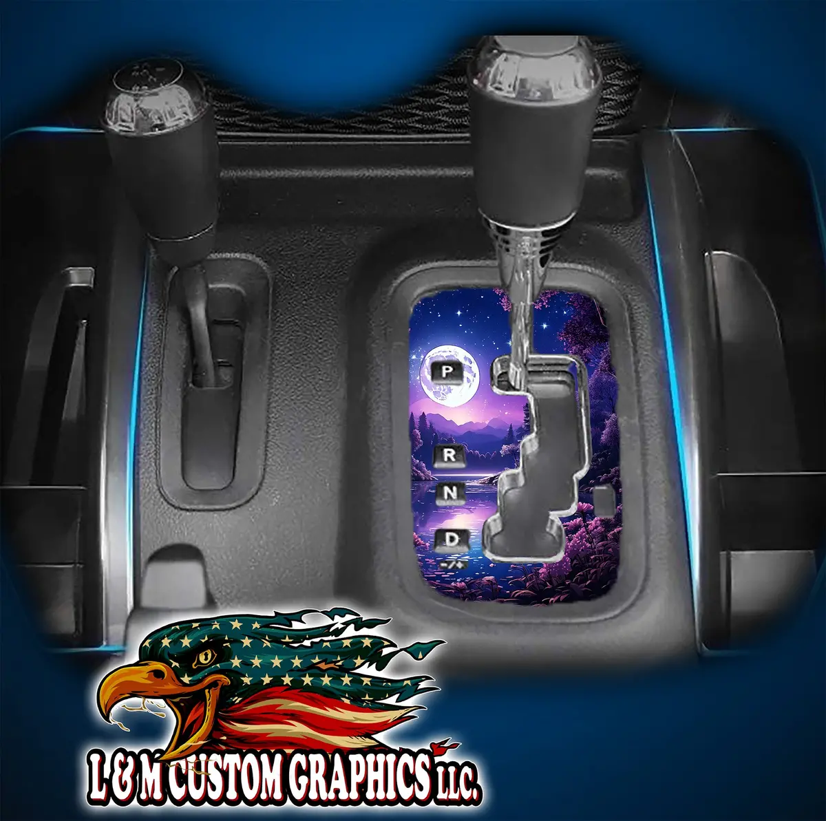 Purple Moon Jk Shifter Decal 1
