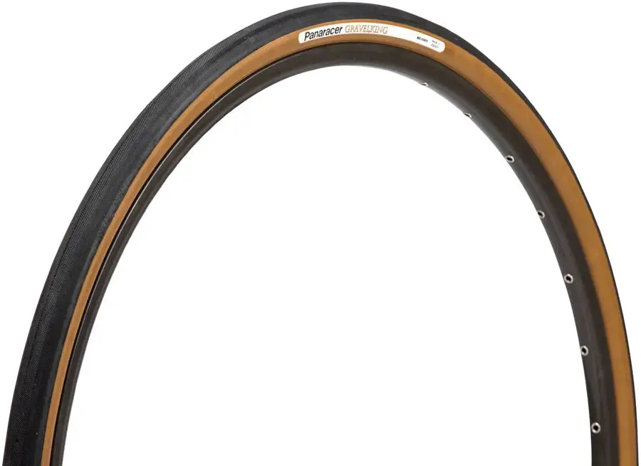 Panaracer, Gravelking, Tire, 700X28c, Folding, Clincher, Zsg Natural, Anti-Flat Casing, Brown 1