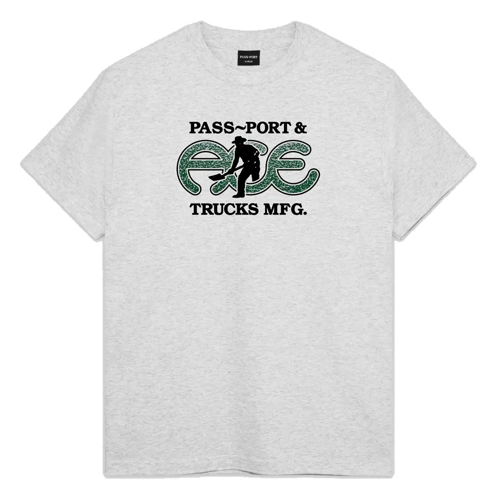 Passport X Ace Hammertone S/S Tee - Ash 1