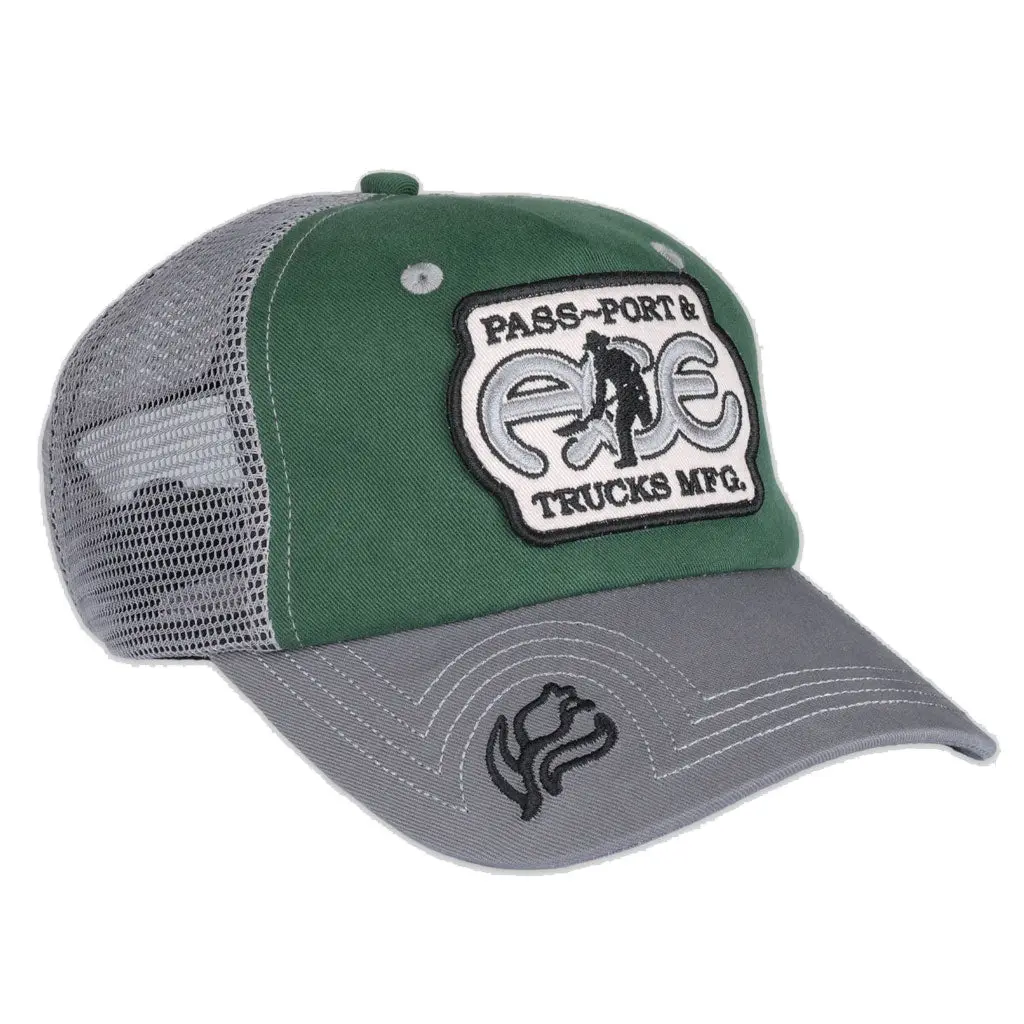 Passport X Ace Packers Trucker Cap - Green/Steel 1