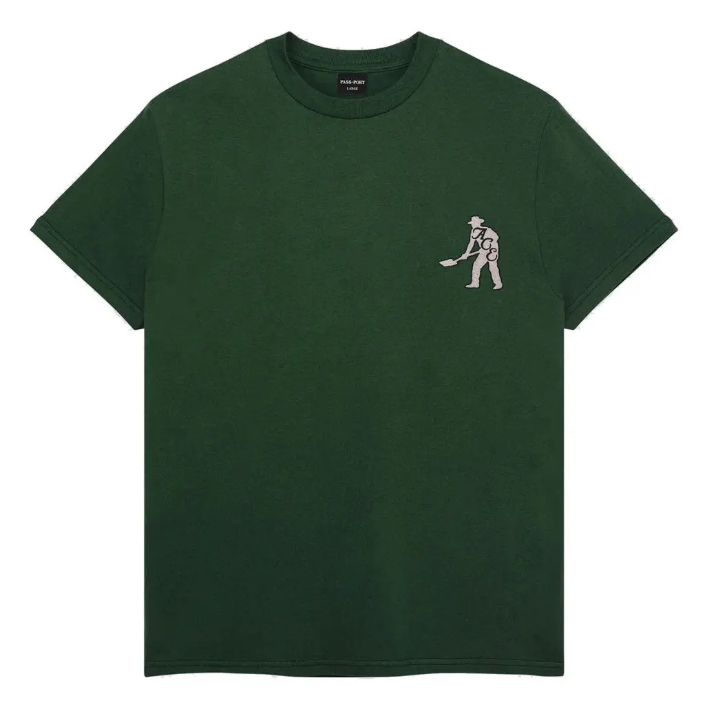 Passport X Ace Passport & Spade S/S Tee - Forest Green 1