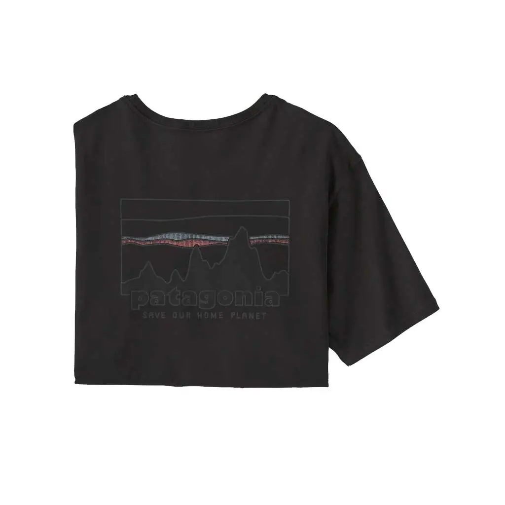 Patagonia '73 Skyline Regene Tee - Blk 37534 1