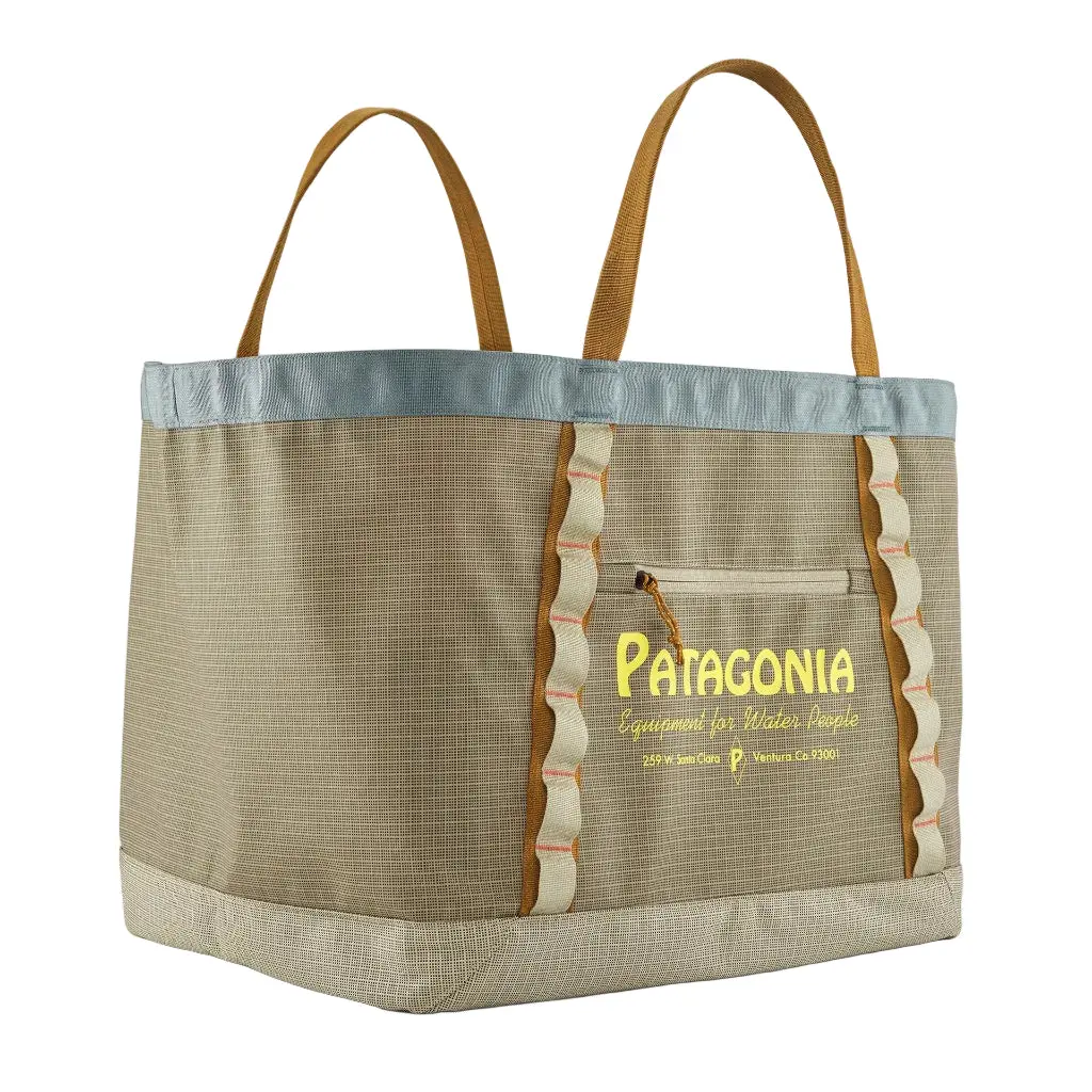 Patagonia Black Hole Gear Tote - Water People Banner/Weathered Stone (49276 Wbst) 1