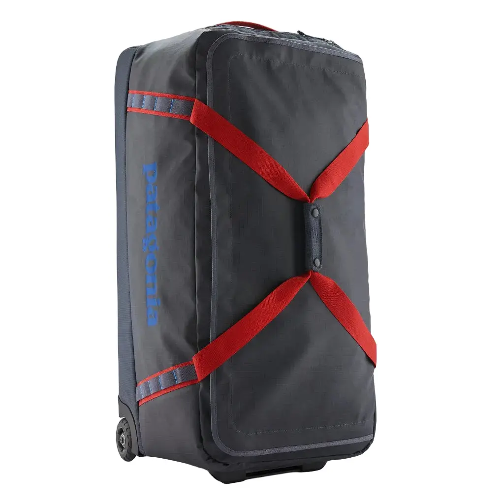 Patagonia Black Hole Wheeled Duffel Bag 100L - Smolder Blue/Amanita Red (49388 Smre) 1