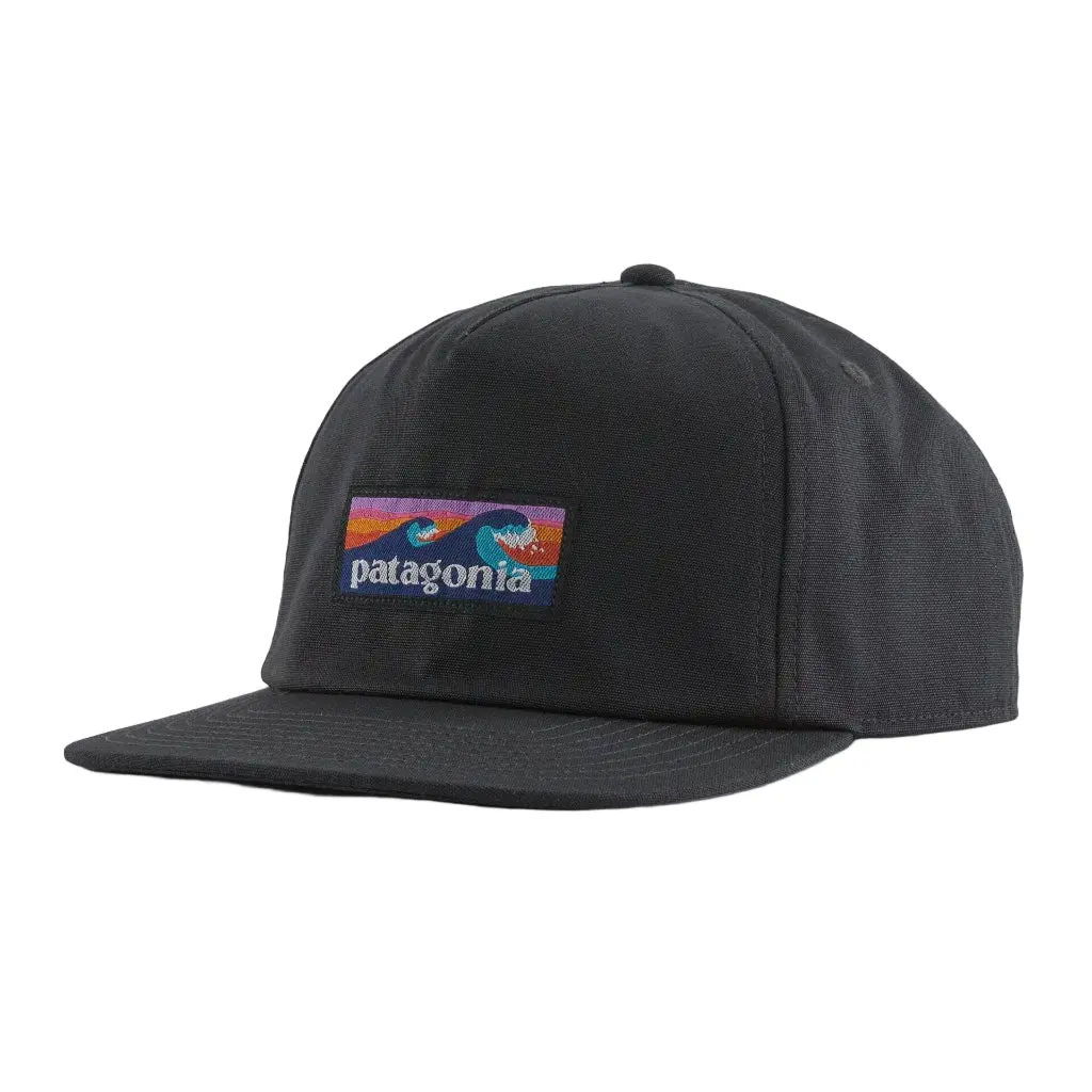 Patagonia Boardshort Label Funfarer Cap - Ink Black (38278 Inbk) 1