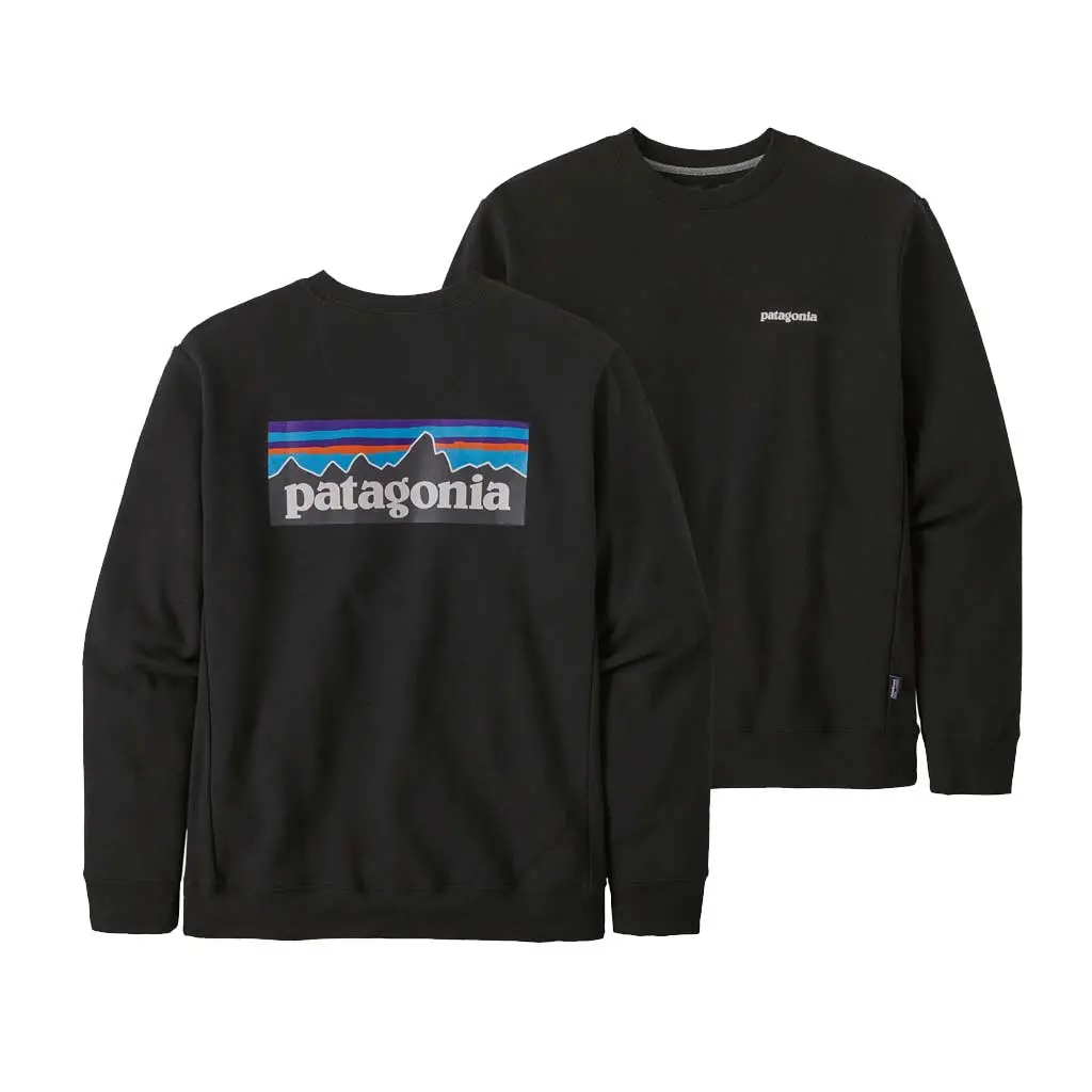 Patagonia P-6 Logo Uprisal Crew Sweatshirt - Blk 1
