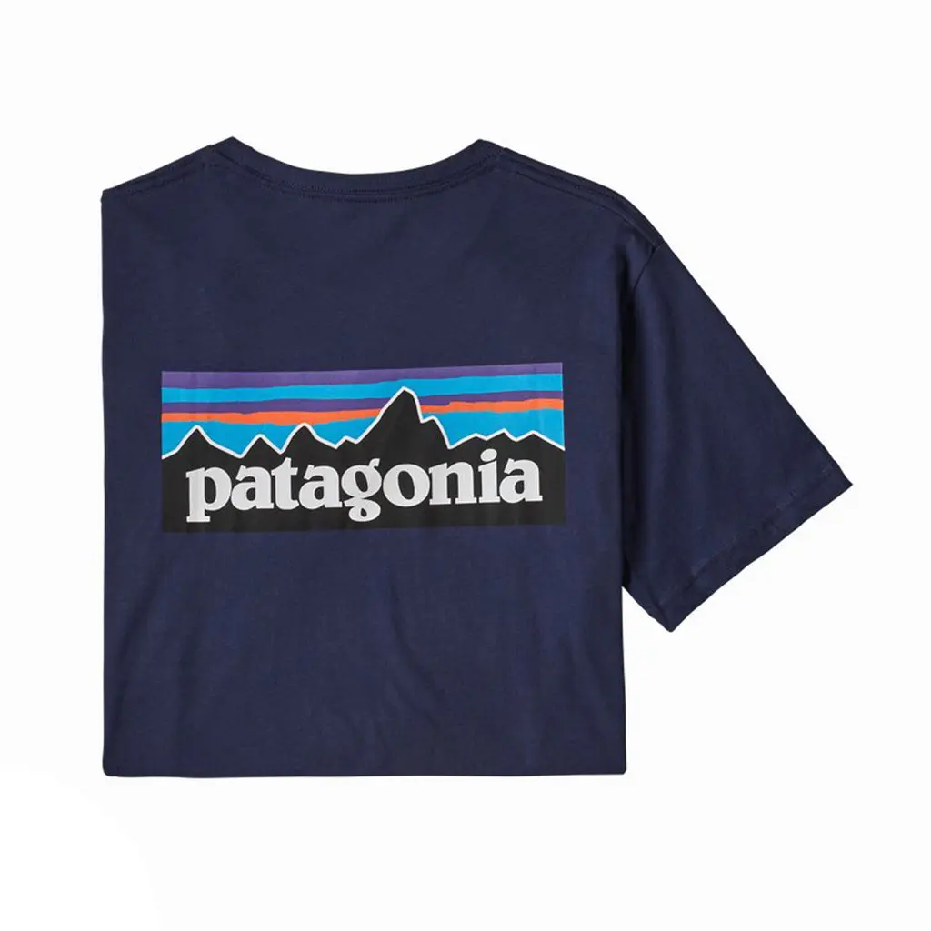 Patagonia Men's P-6 Logo Responsibili-Tee - Classic Navy (Cny) 38504 1