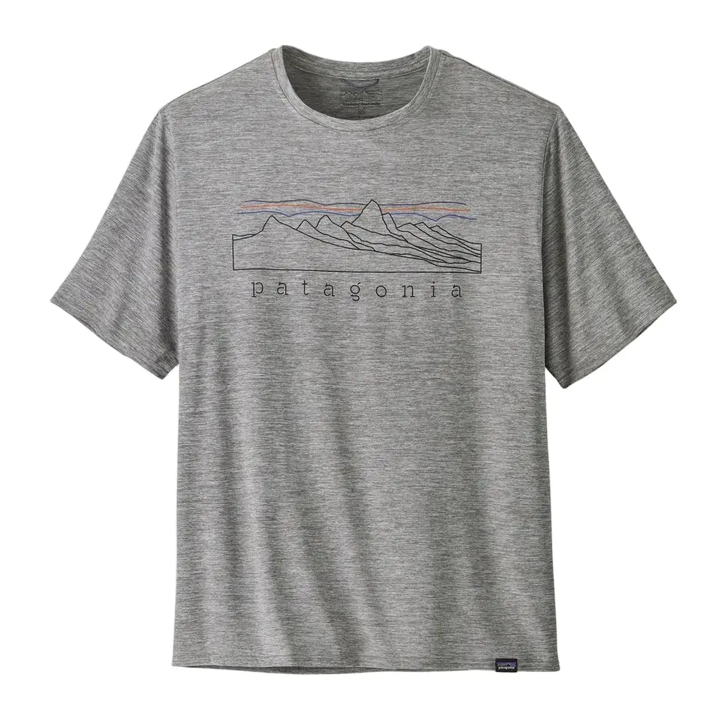 Patagonia Capilene Cool Daily Graphic Shirt - Stratapeaks: Feather Grey (45235 Stpf) 1
