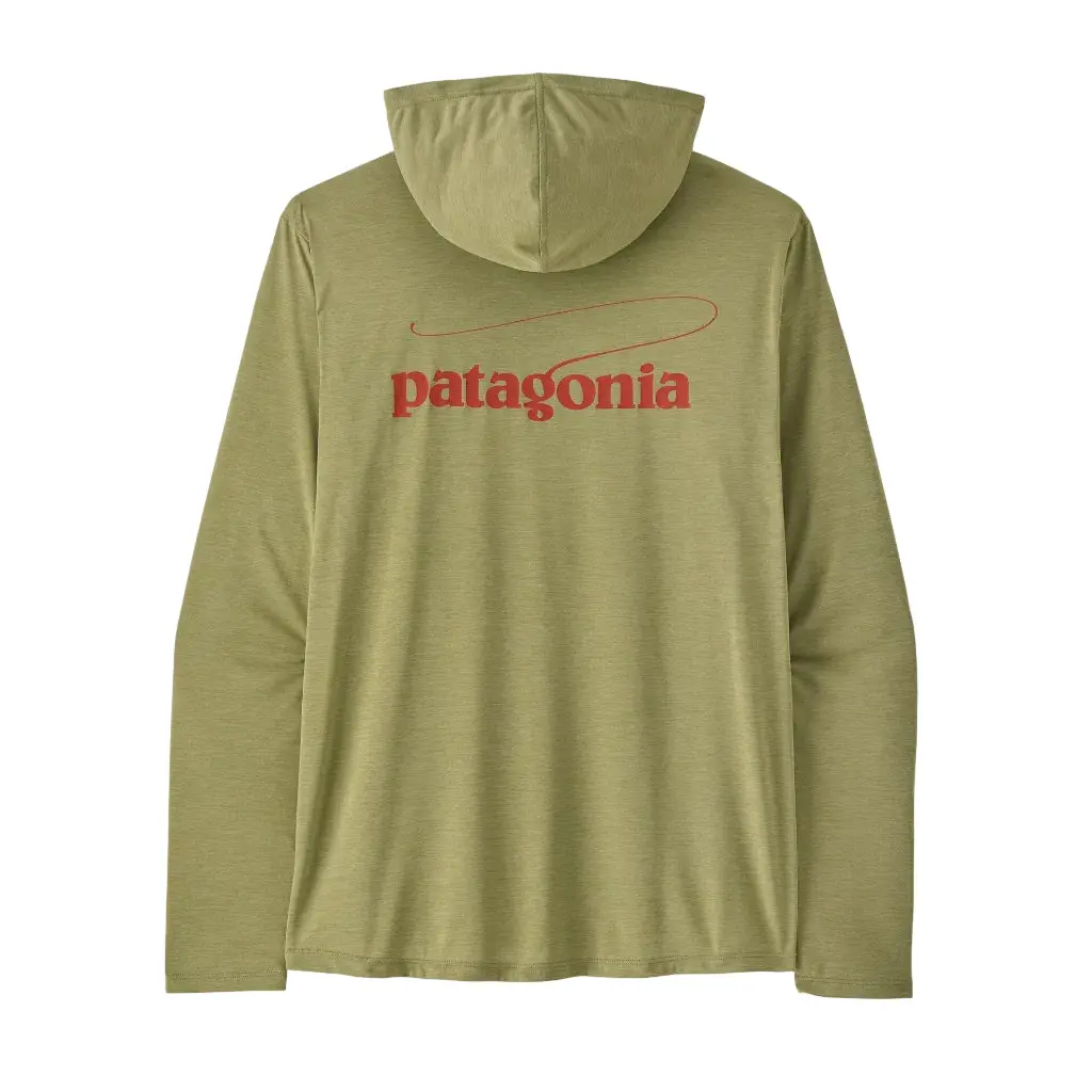 Patagonia Capilene Cool Daily Hoody Casting Logo - Gumtree Green Light Gumtree Green X-Dye (45467 Ggnx) 1