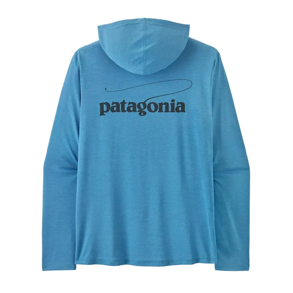 Patagonia Capilene Cool Daily Hoody Casting Logo - Shore Blue Light Shore Blue X-Dye (45467 Shrx) 1