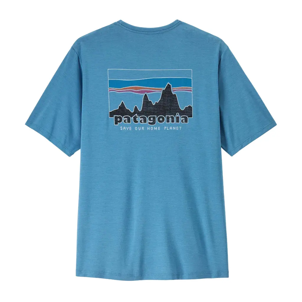 Patagonia Capilene Cool Daily Shirt - '73 Skyline: Shore Blue/Light Shore Blue X-Dye (45478 Shrx) 1