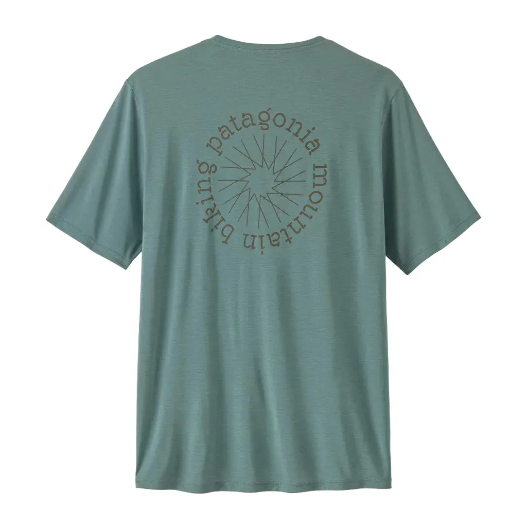 Patagonia Capilene Cool Daily Shirt - Spoke Stencil: Blue Sage/Light Blue Sage X-Dye (45490 Bslx) 1