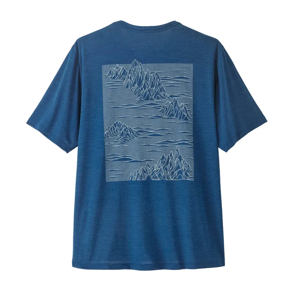 Patagonia Capilene Cool Daily Shirt - Strataspire: Clement Blue/Light Clement Blue X-Dye (45479 Cmbx) 1