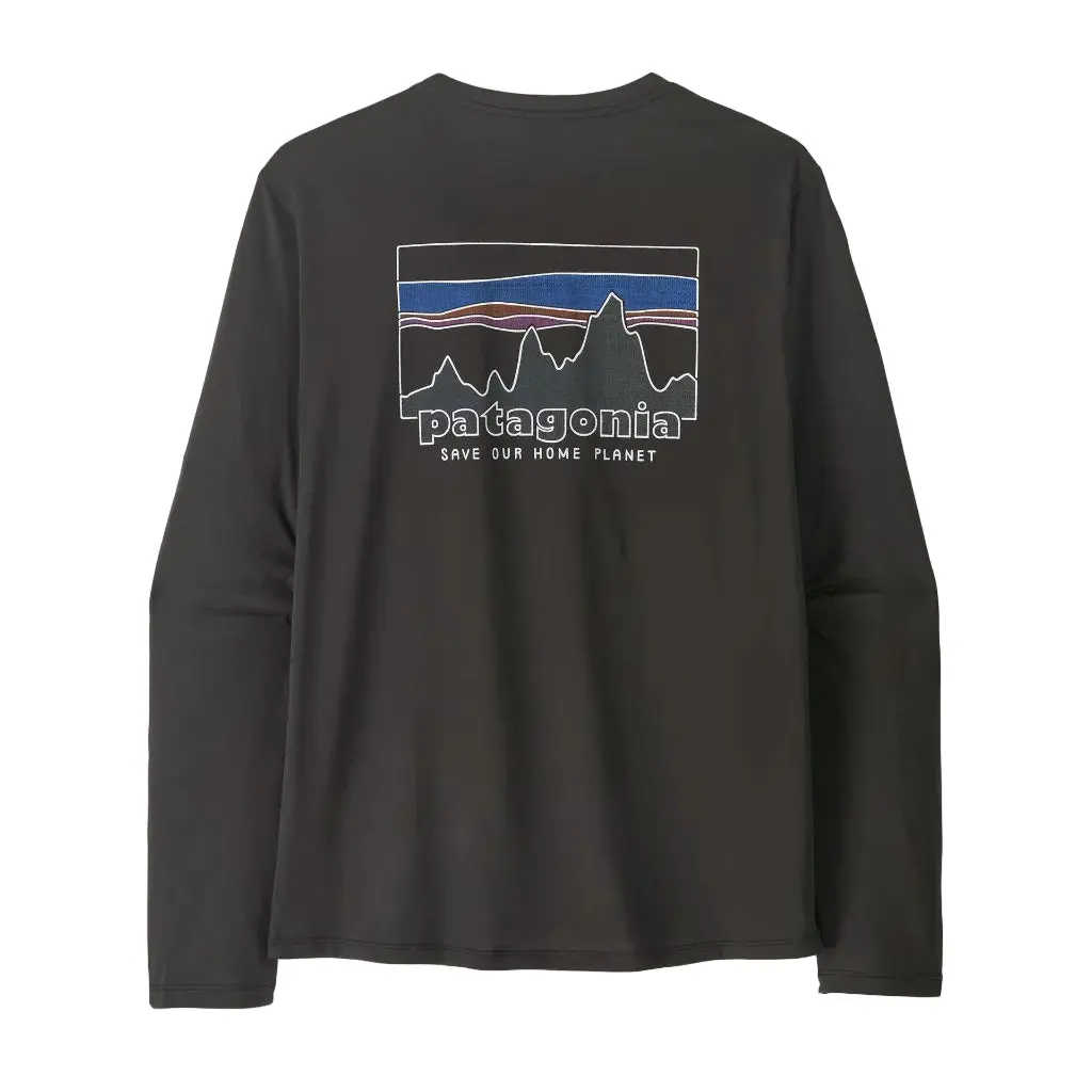 Patagonia L/S Capilene Cool Daily Shirt - '73 Skyline: Black (45454 Blk) 1