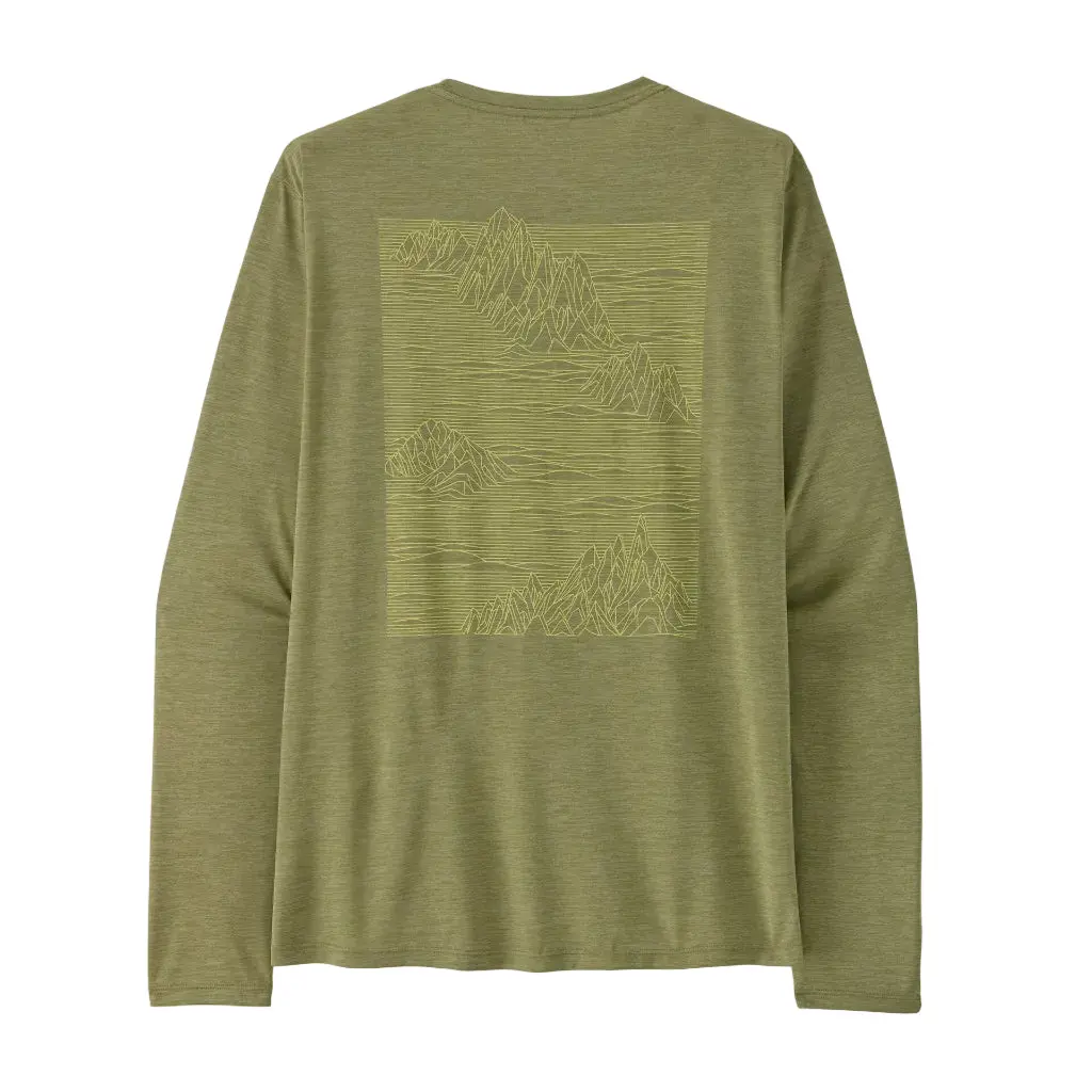 Patagonia L/S Capilene Cool Daily Shirt - Strataspire: Gumtree Green - Light Gumtree Green X-Dye (45455 Ggnx) 1