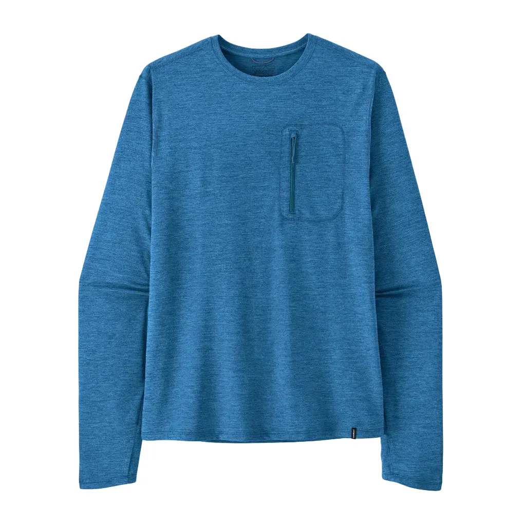 Patagonia L/S Capilene Cool Sun Shirt - Aquatic Blue Light Aquatic Blue X-Dye (44790 Aqbx) 1