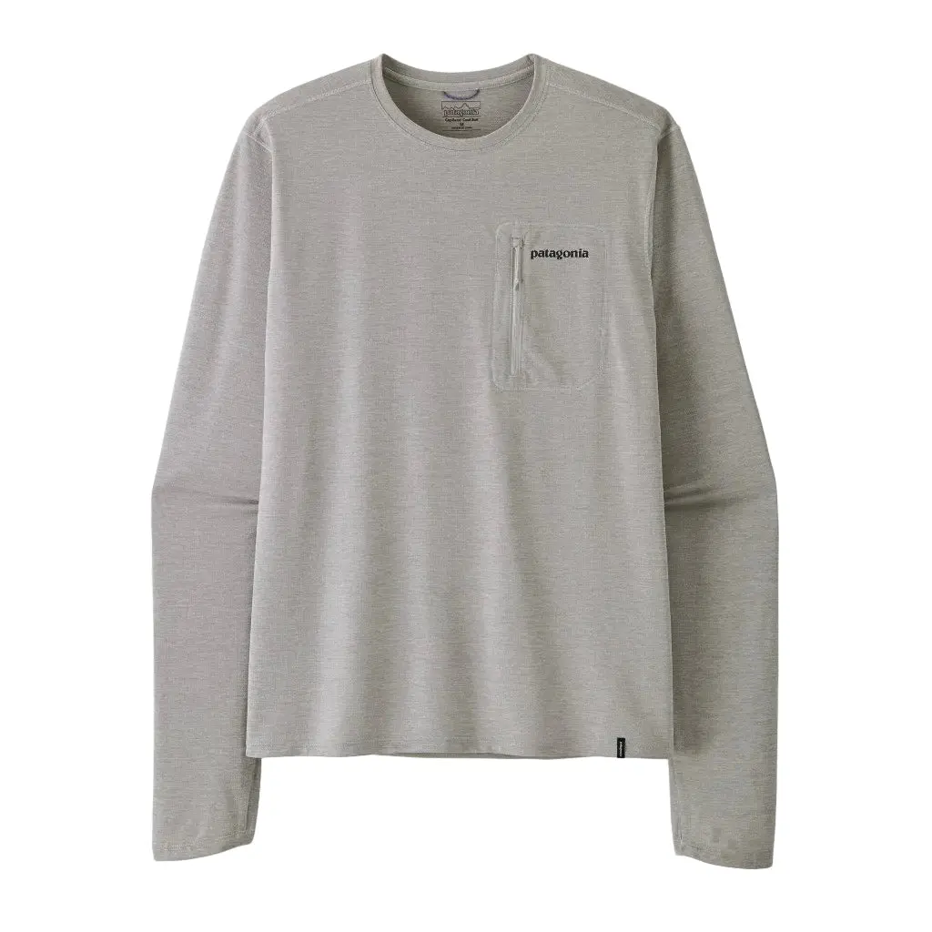 Patagonia L/S Capilene Cool Sun Shirt Fitz Roy Trout - Crisp Grey Salt Grey X-Dye (44932 Cgsx) 2