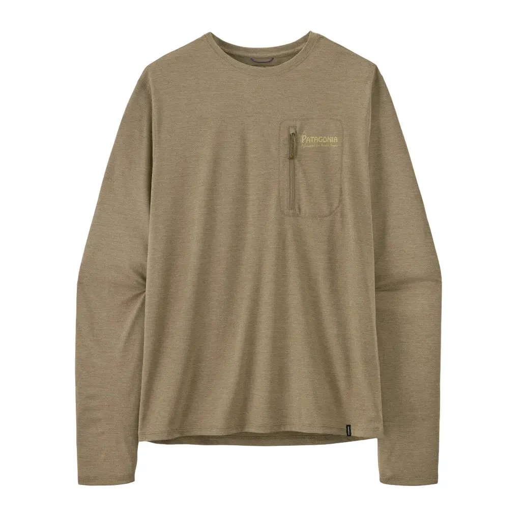 Patagonia L/S Capilene Cool Sun Shirt Water People Banner - Seabird Grey - Light Seabird Grey X-Dye (44931 Sdlx) 1