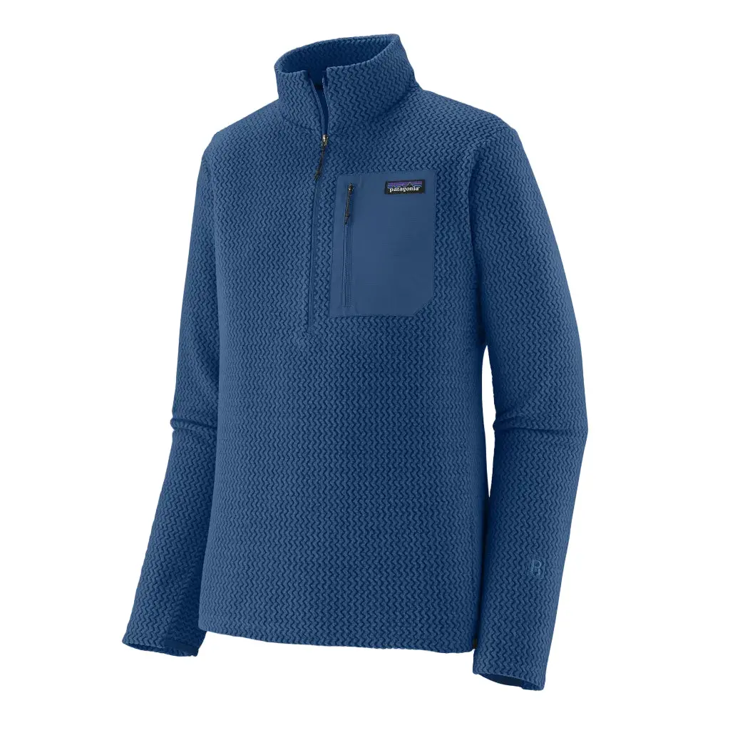 Patagonia R1 Air Fleece Zip-Neck - Clement Blue (40246 Clmb) 1