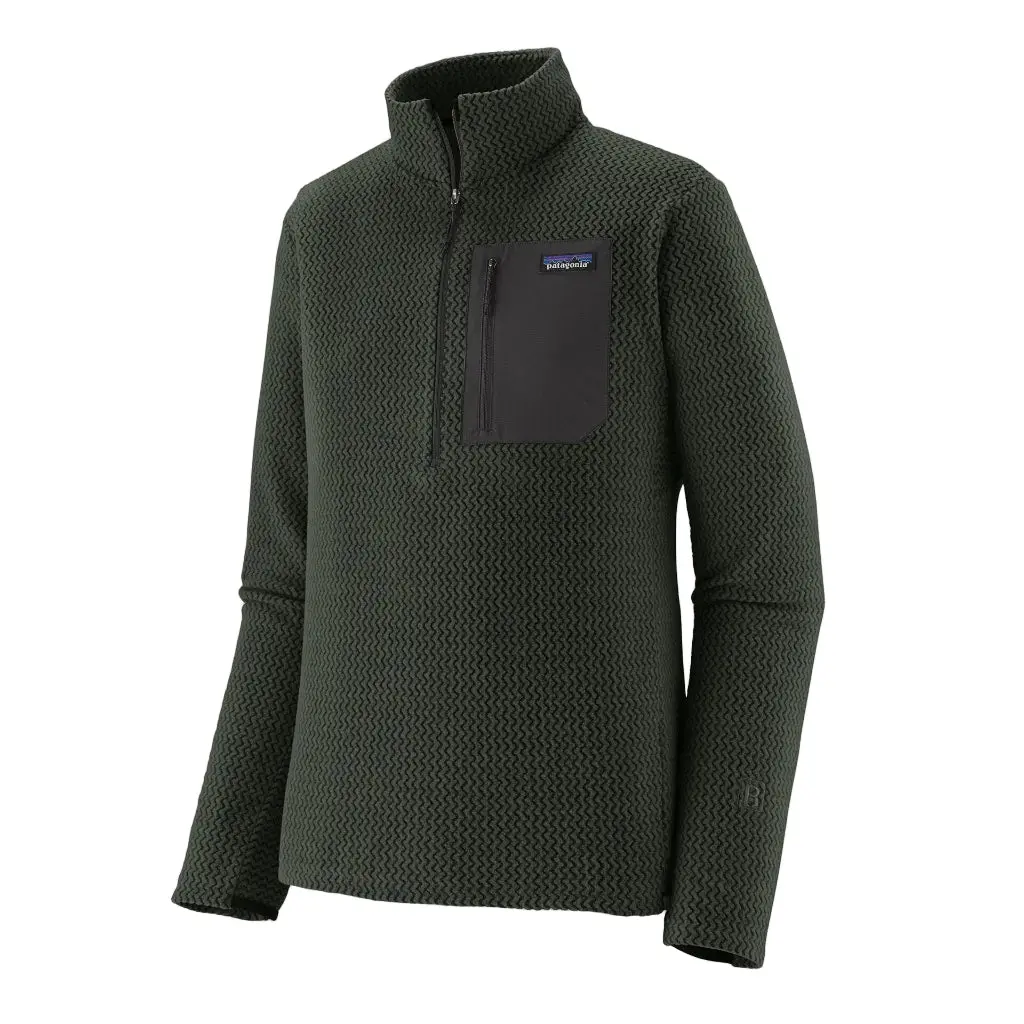 Patagonia R1 Air Fleece Zip-Neck - Old Growth Green (40246 Olgg) 1