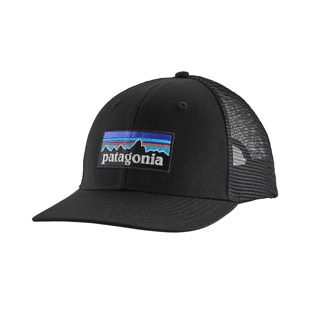 Patagonia P-6 Logo Trucker Hat - Blk 38289 1