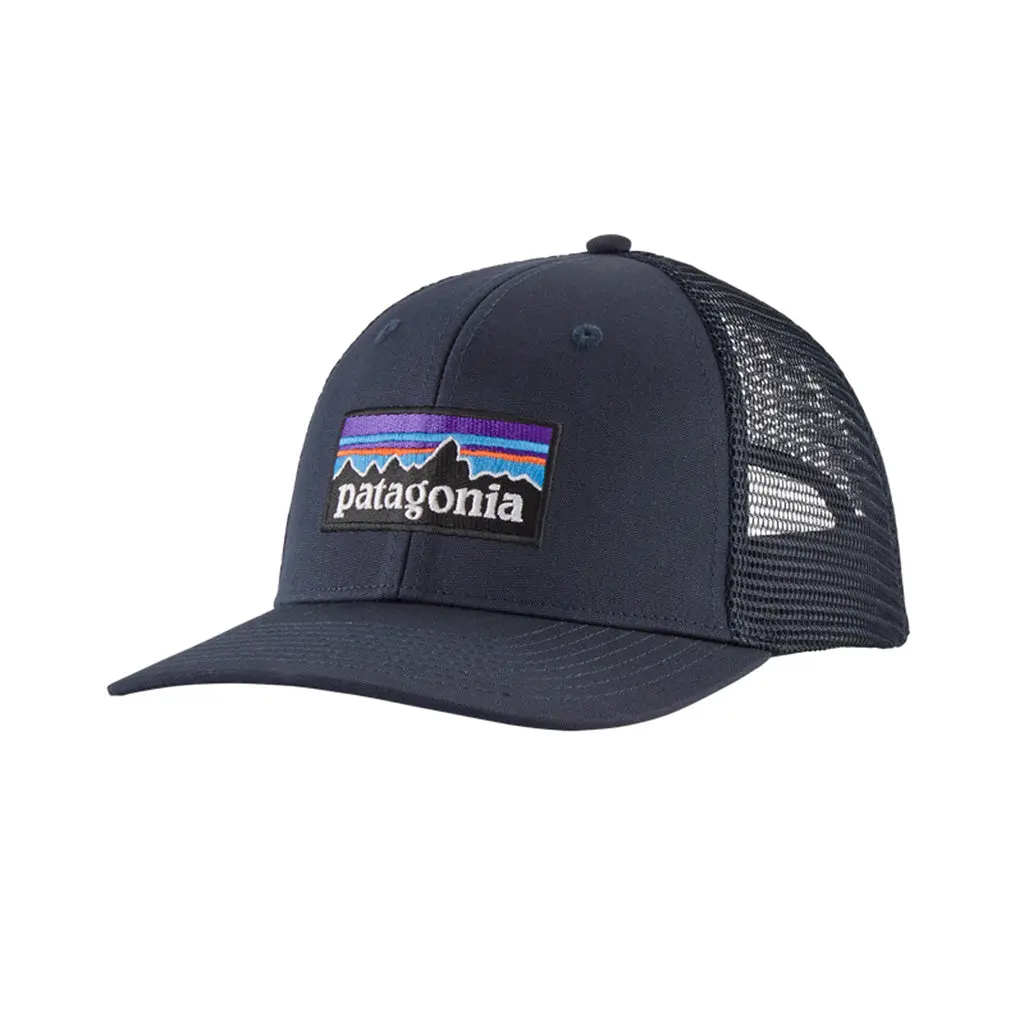 Patagonia P-6 Logo Trucker Hat - Navy Blue (Nvyb) 38289 1