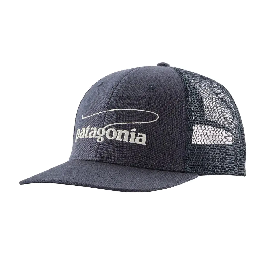 Patagonia Take A Stand Trucker Hat - Casting Logo: Smolder Blue (38356	Clsm) 1