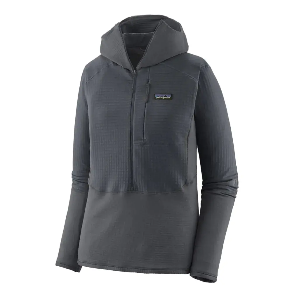 Patagonia Women's R1 P/O Hoody - Smolder Blue (40077 Smdb) 1