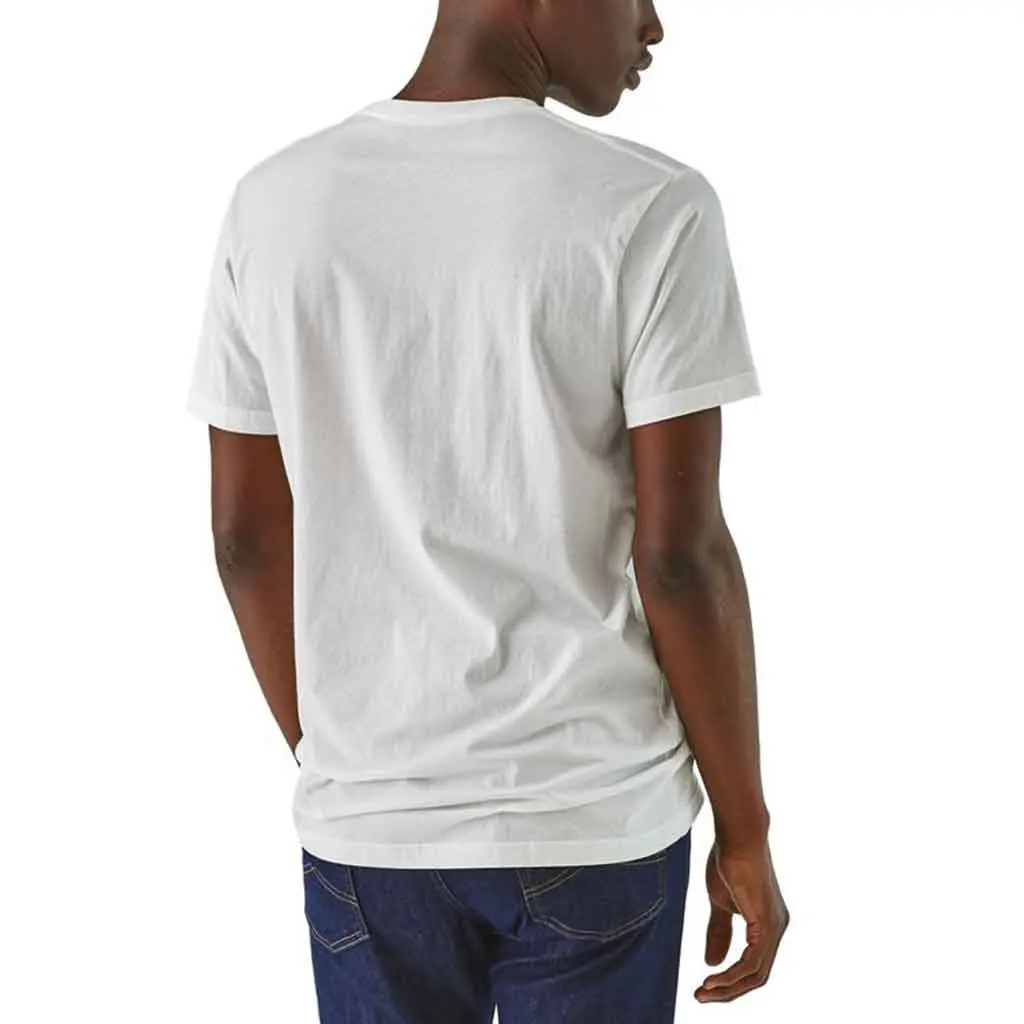 Patagonia Boardie Badge Organic T-Shirt - Whi 38424 3