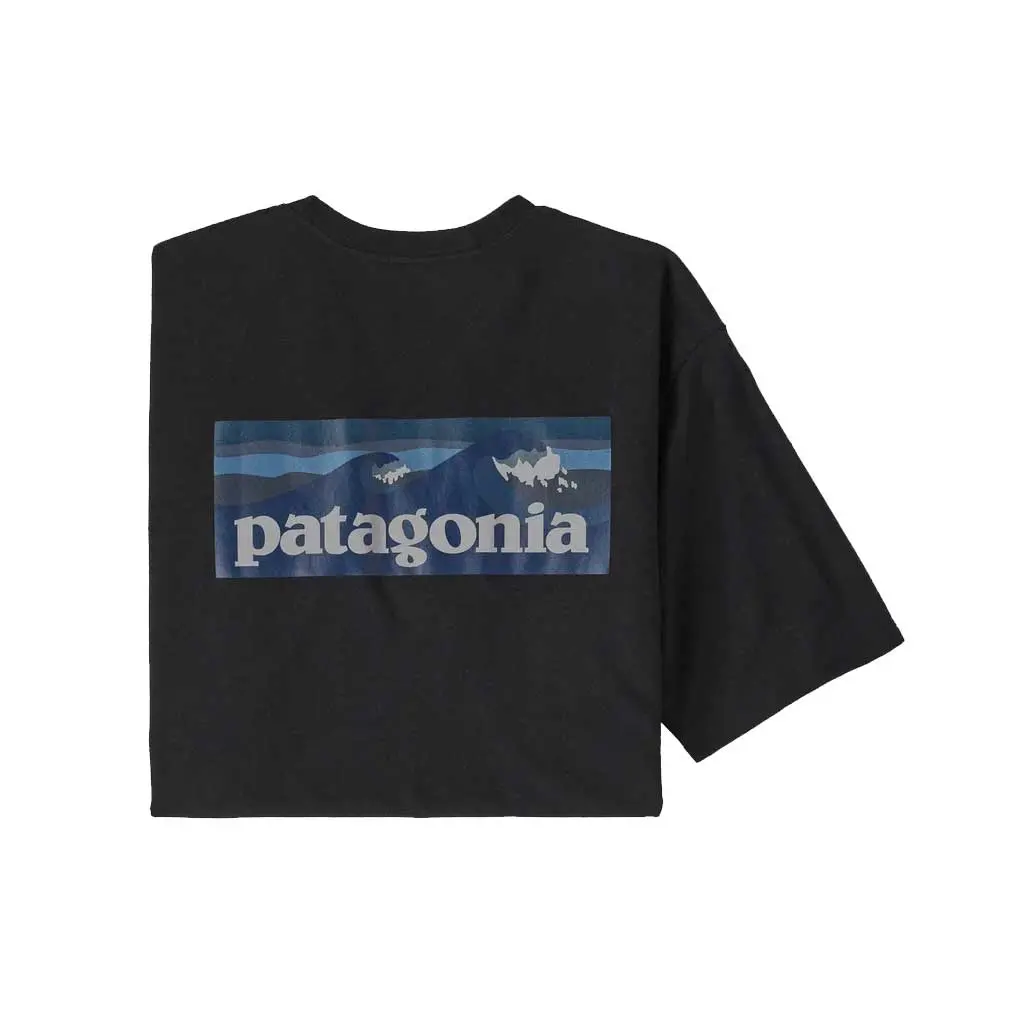 Patagonia Boardshort Logo Pocket Responsibili Tee - Inbk 37655 1