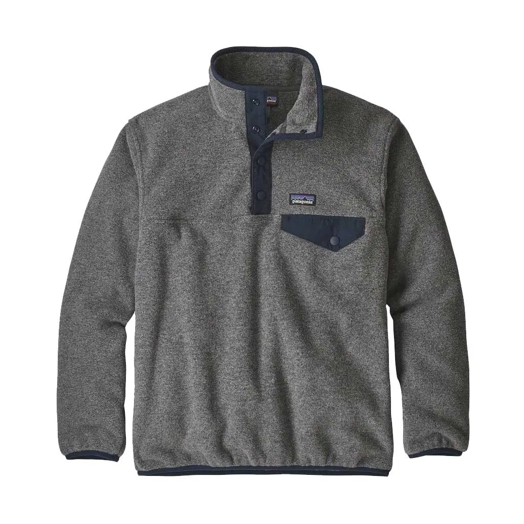 Patagonia Boy's Lightweight Synchilla Snap-T Fleece Pullover - Nknv 65572 1