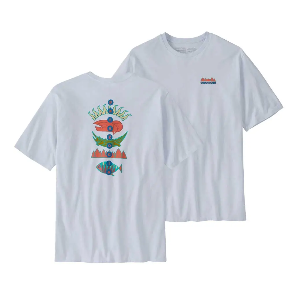 Patagonia Fitz Roy Wild Responsibili Tee - Wht 1