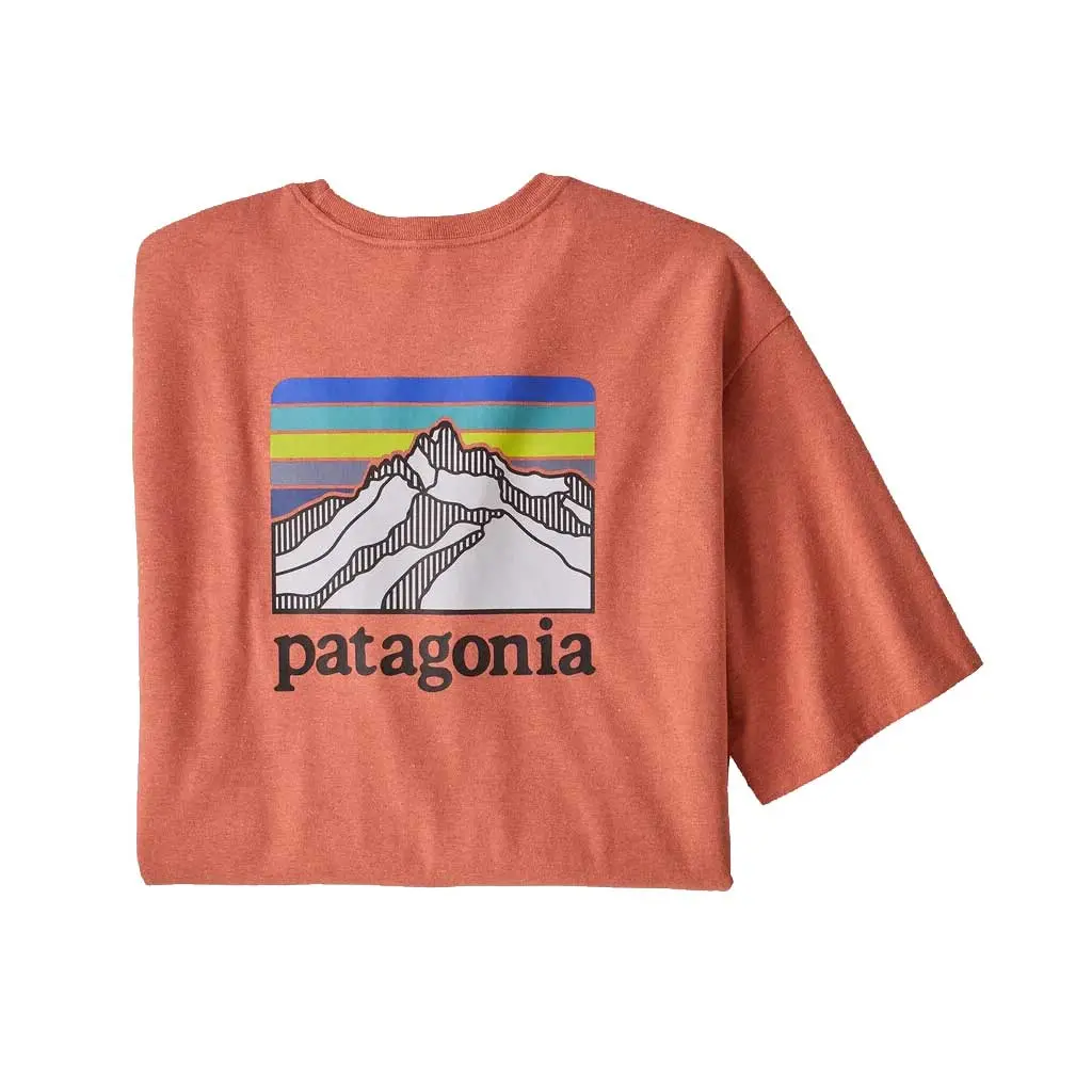 Patagonia Line Logo Ridge Pocket Tee - Cohc 38511 1
