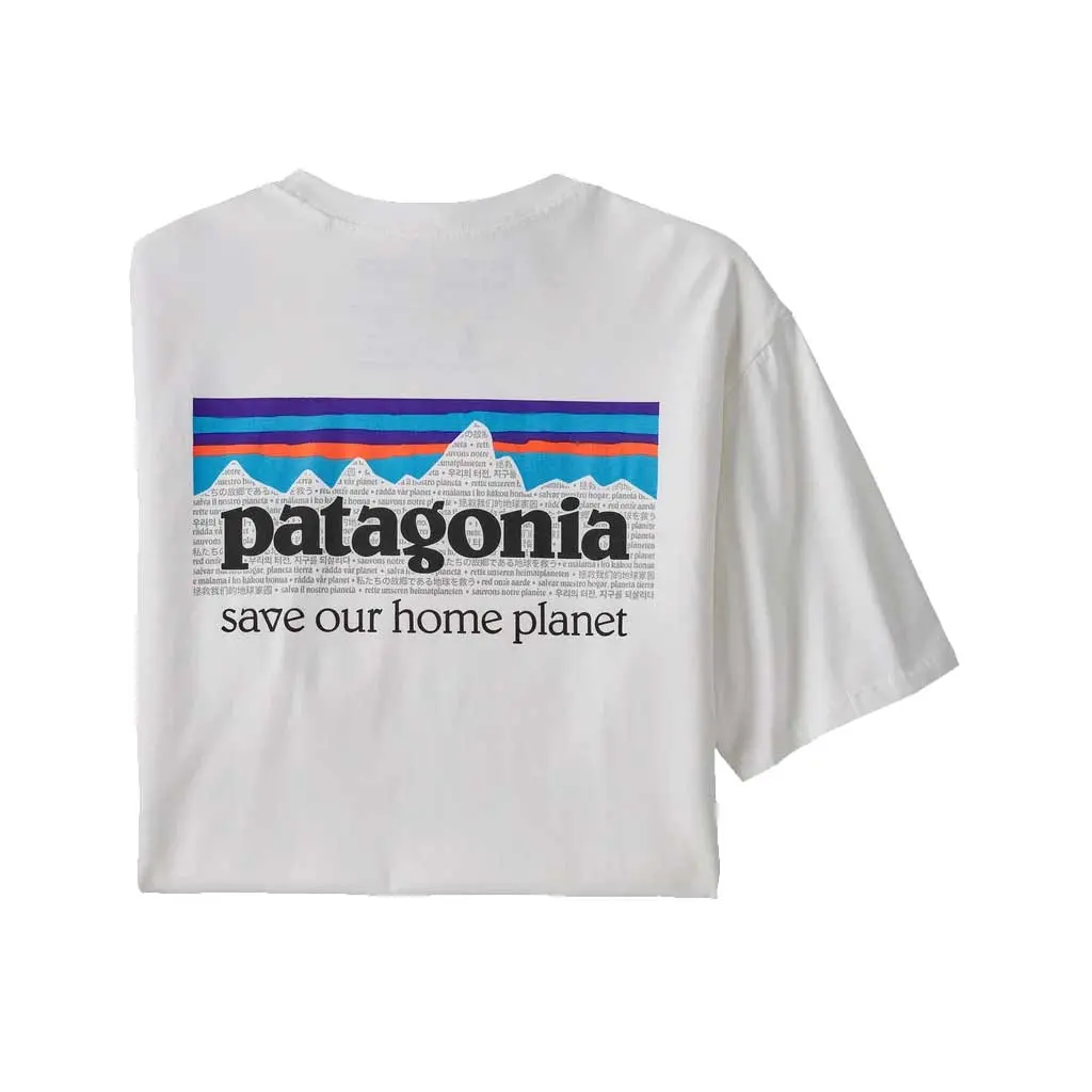 Patagonia P-6 Mission Organic Tee - Whi 37529 1