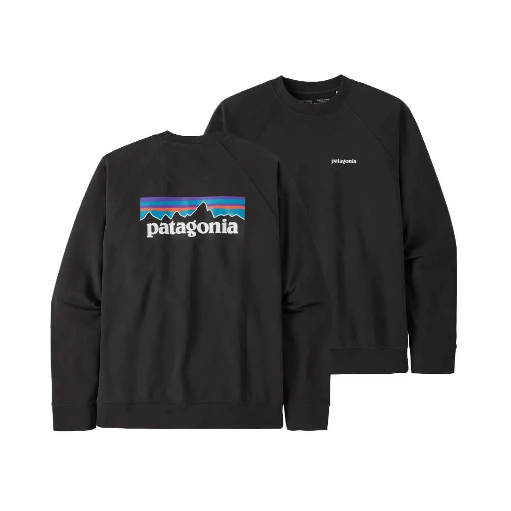 Patagonia P-6 Logo Organic Crewneck - Inbk 1