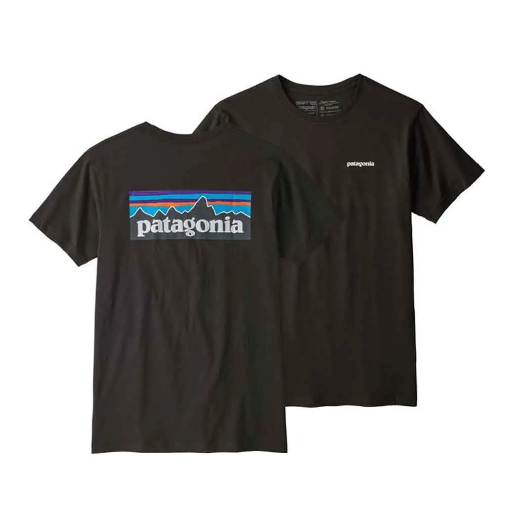 Patagonia P-6 Logo Organic T-Shirt - Blk 1