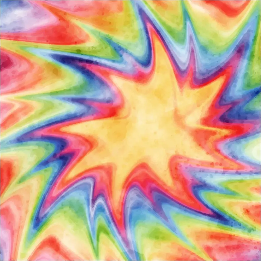 Tie Dye Vinyl Sheet 1