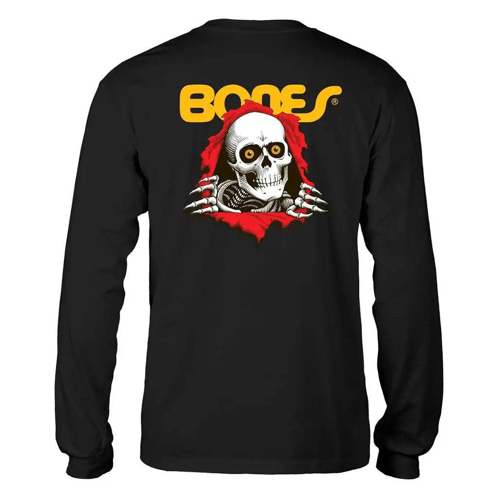 Skate One Powell Peralta Ripper L/S Tee - Black 1