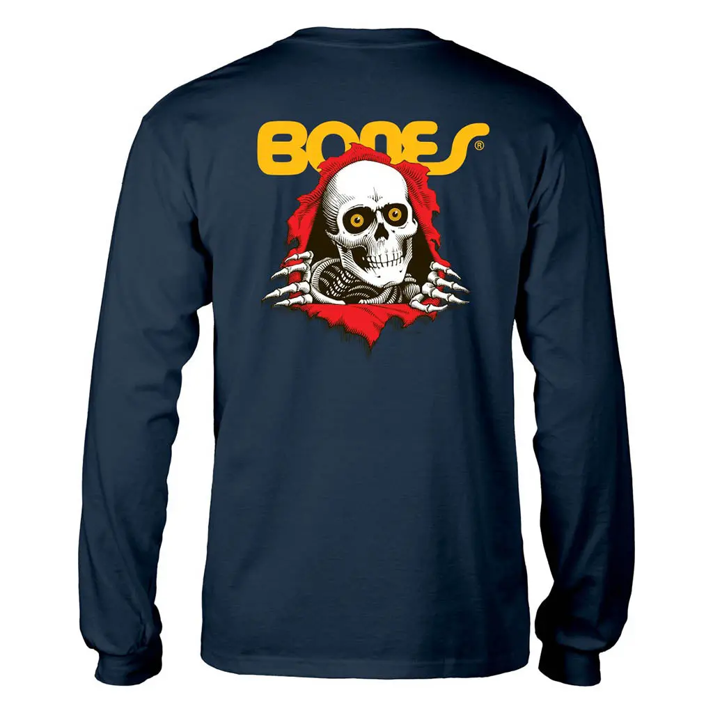 Skate One Powell Peralta Ripper L/S Tee - Navy 1