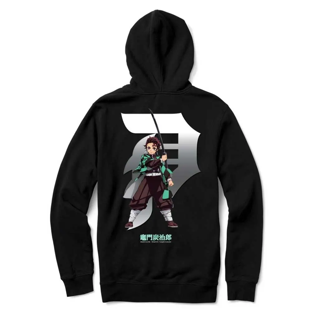 Primitive X Demon Slayer Tanjiro Dirty P Hoodie - Black 1