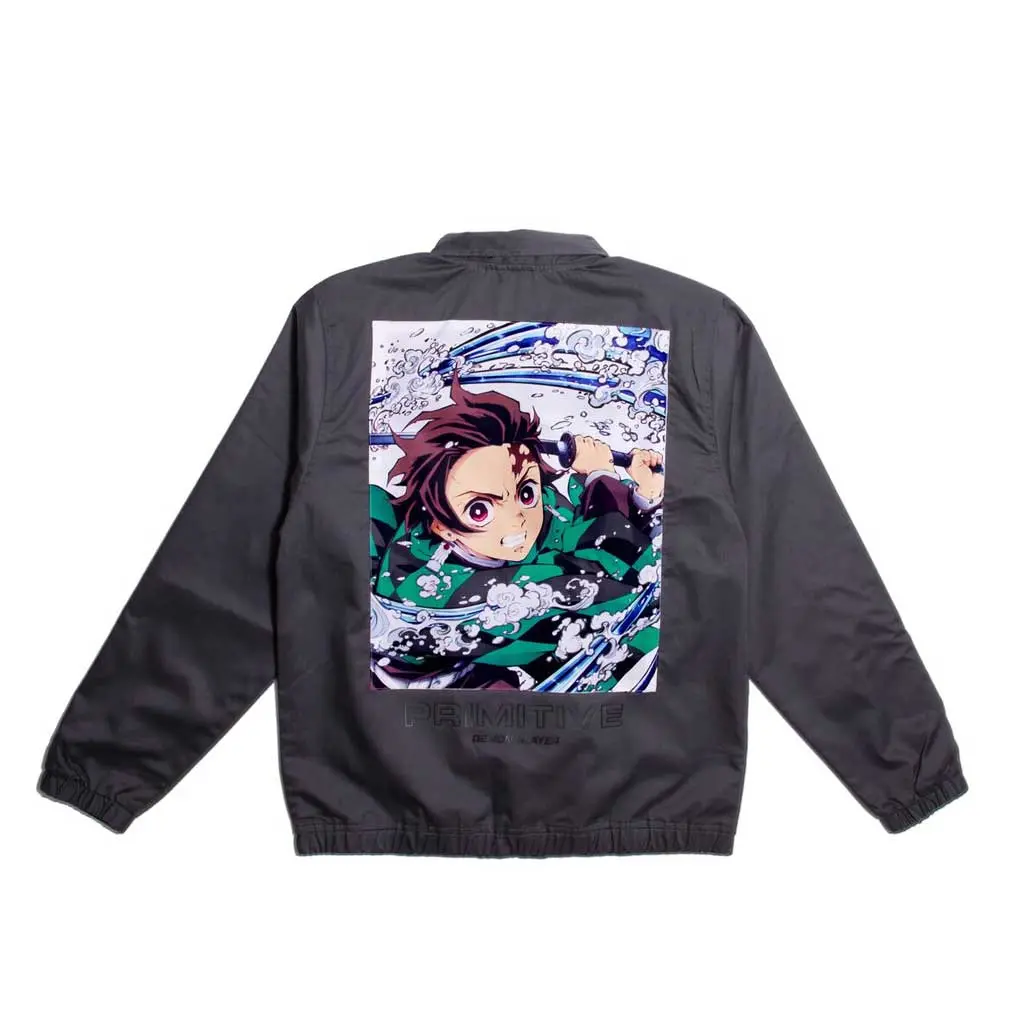 Primitive X Demon Slayer Tanjiro Utility Jacket - Charcoal 1