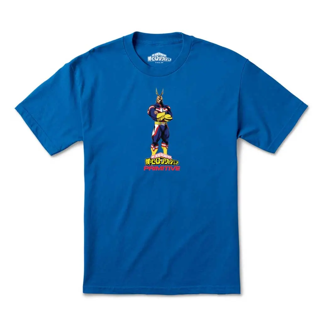 Primitive X My Hero Academia All Might Tee - Royal 1