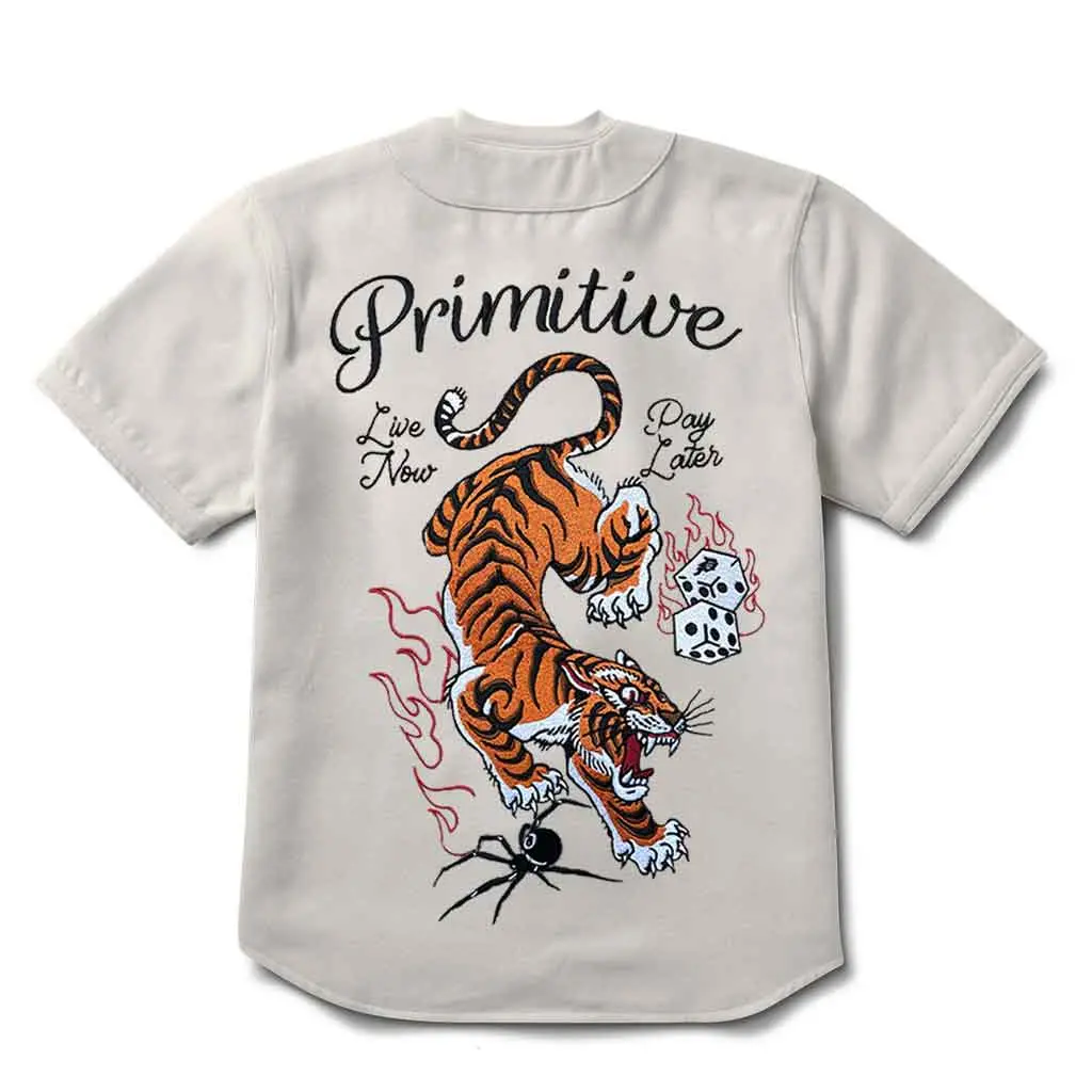 Primitive Big City Baseball Jersey - Cream 1