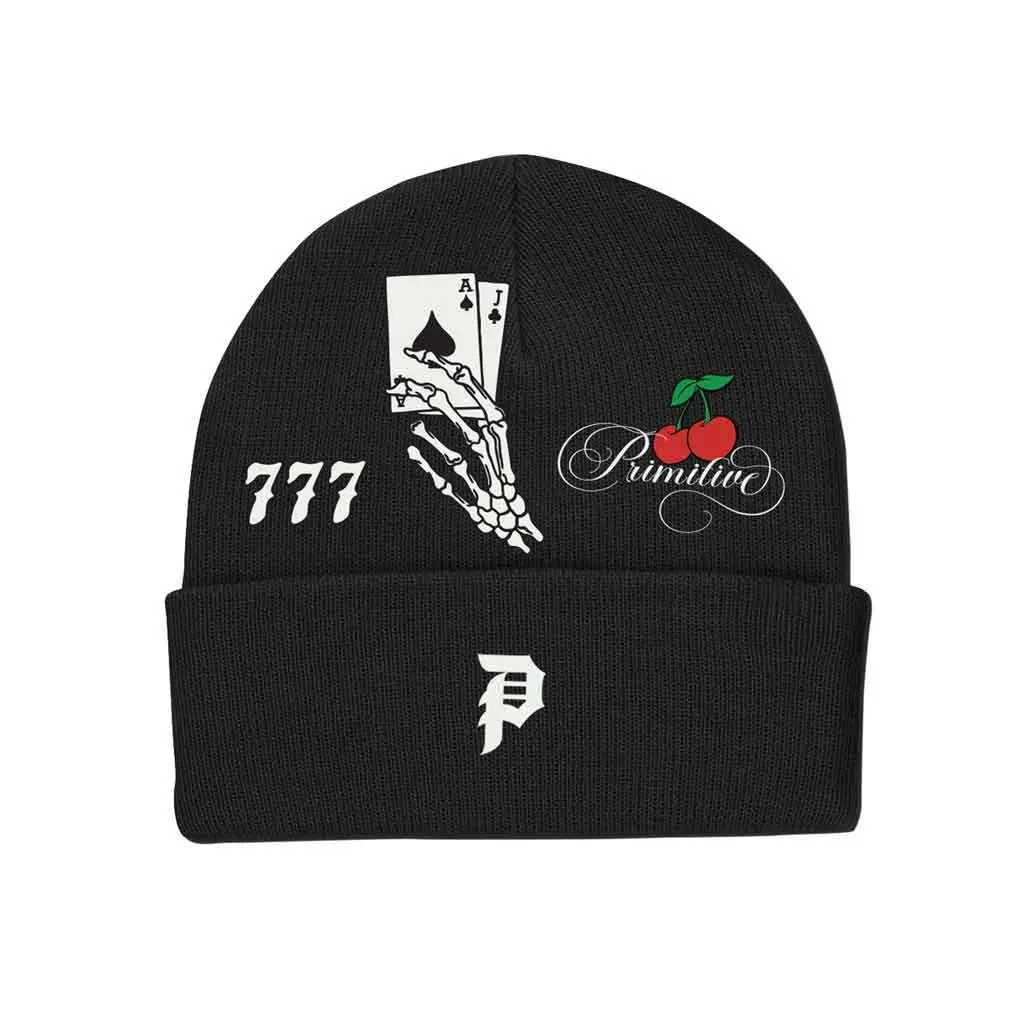 Primitive Blackjack Beanie - Black 1
