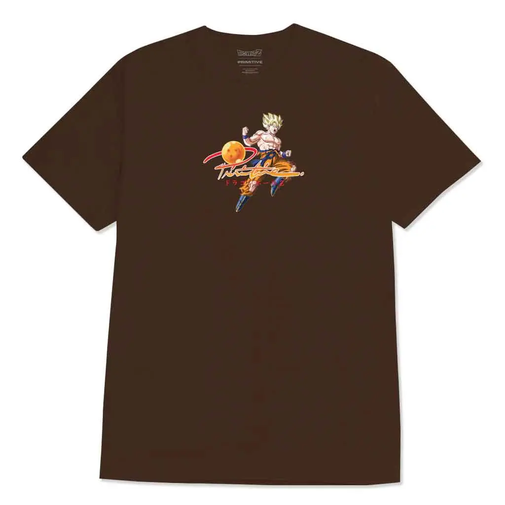 Primitive X Dbz Comeback S/S Tee - Brown 1