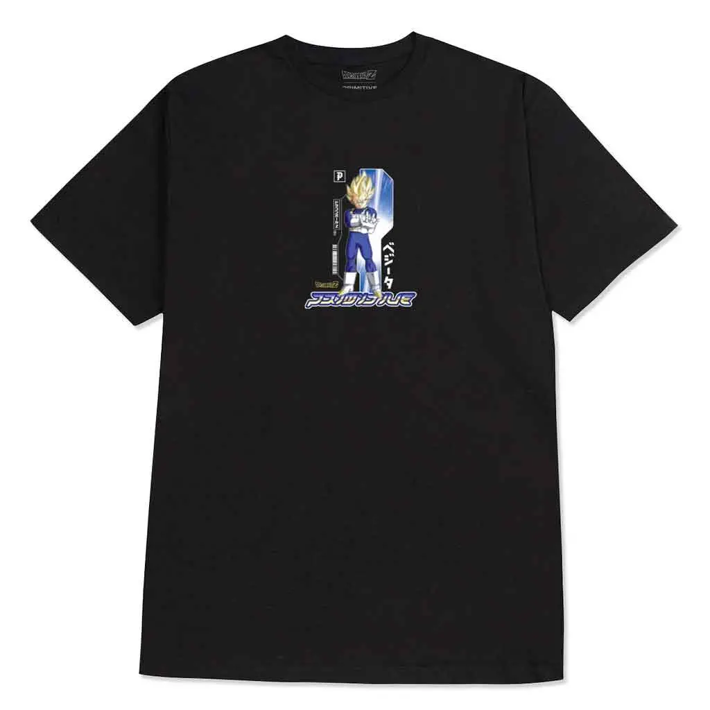 Primitive X Dbz Prince S/S Tee - Black 1