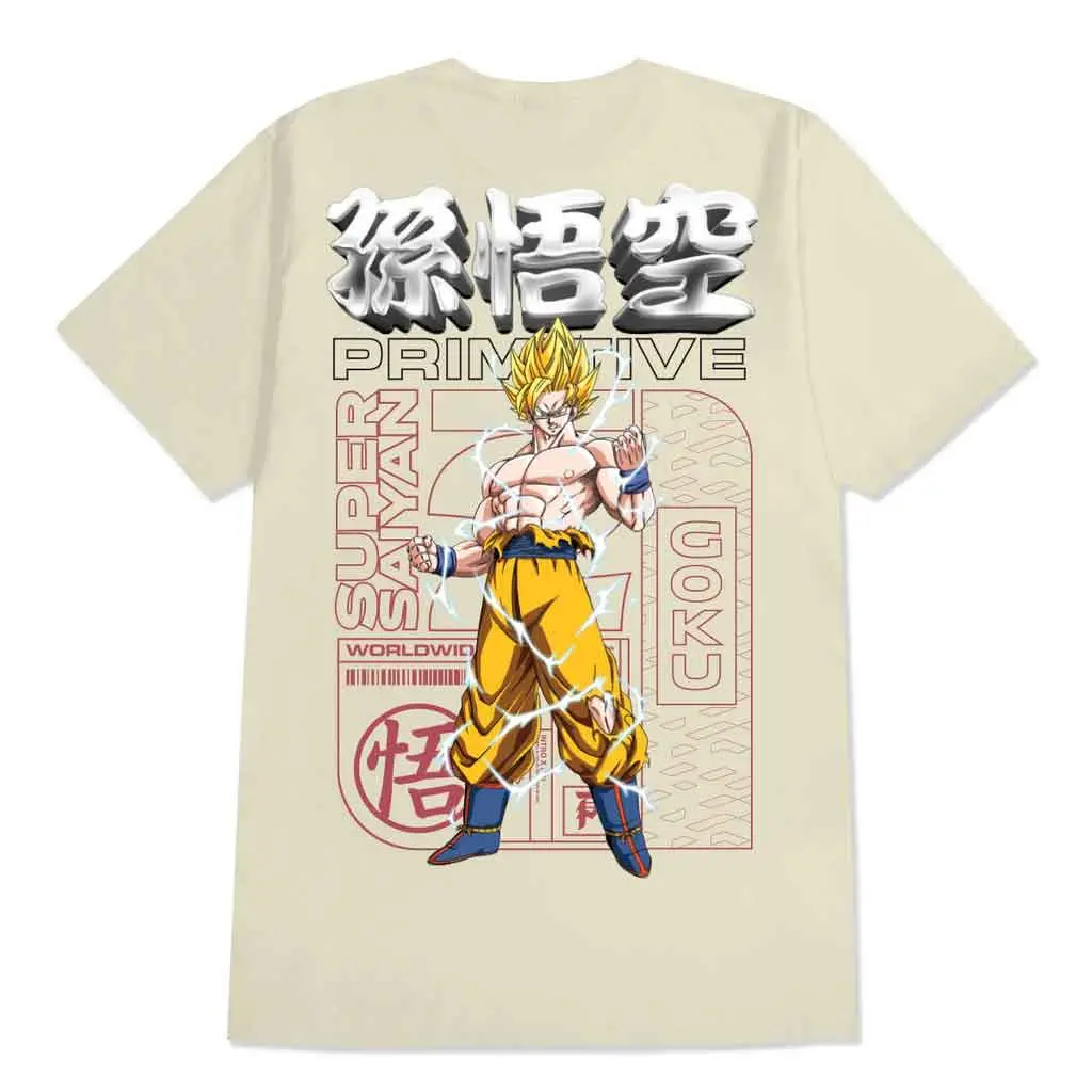 Primitive X Dbz Spirit S/S Tee - Cream 1