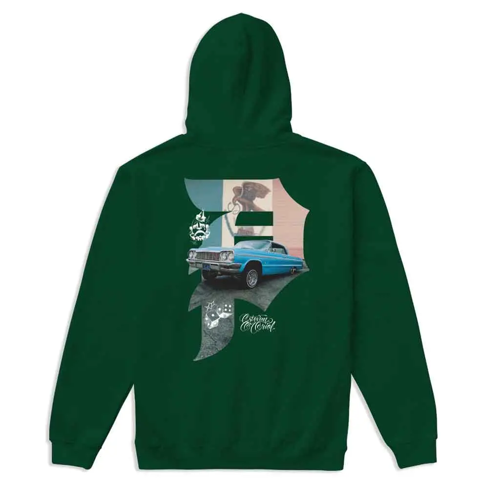 Primitive Dirty P Pride Hoodie - Forest Green 1