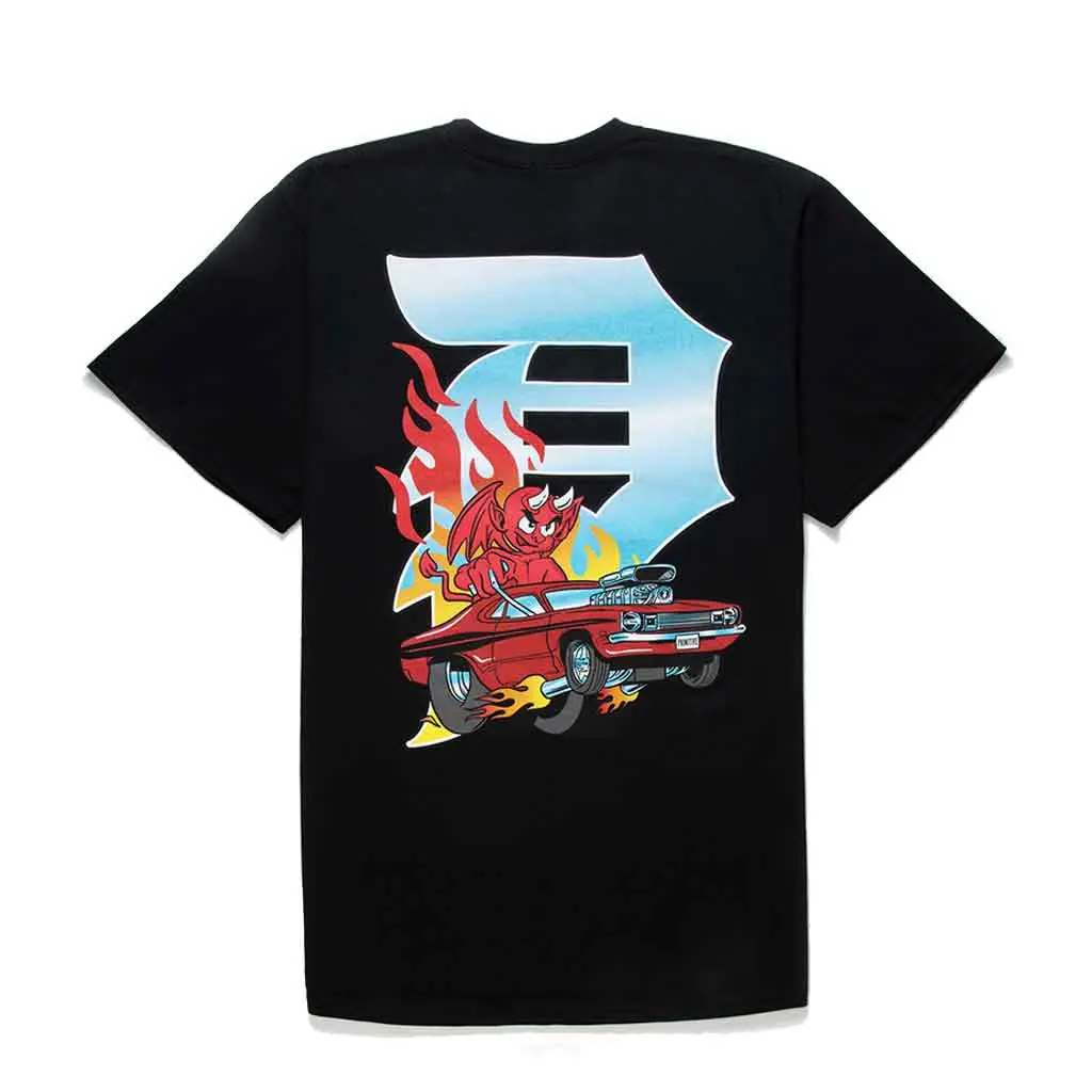 Primitive X Dodge Roadster S/S Tee - Black 1